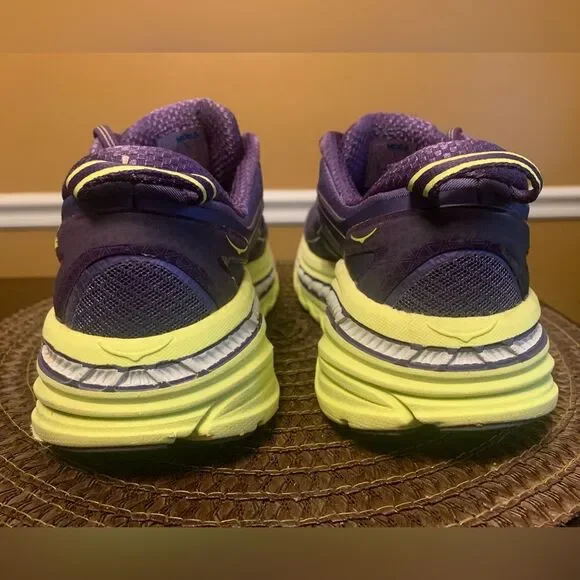 Hoka Stinson 3 Running Purple Green Women’s Shoes Size 8 - Picture 7 of 10